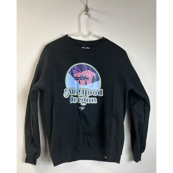 Timberline Lodge Mt Hood Oregon Official Merch Black Sweatshirt M ⛷️ - Picture 2 of 4